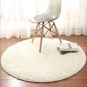 Plain Round Floor Mat